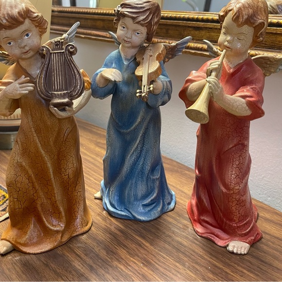 Unique angels statues playing , musical instruments - Picture 3 of 16